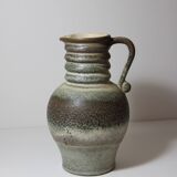 West germany blue green vintage carafe vase