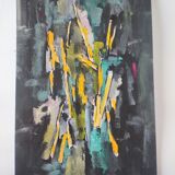 Acrylic abstract painting