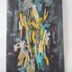 Acrylic abstract painting