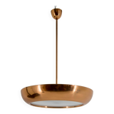 Bauhaus / Functionalist Copper Chandelier UFO, 1930s