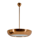 Lustre Bauhaus / Fonctionnaliste en Cuivre UFO, années 1930
