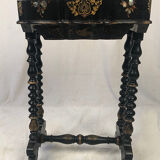 Napoleon III worker in blackened wood gilded