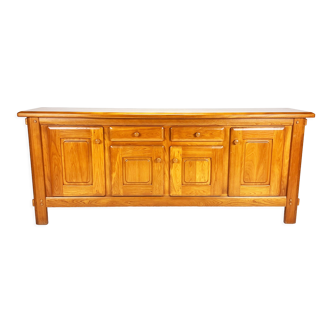 France Maison Raigan Style Elm Sideboard, 1970s