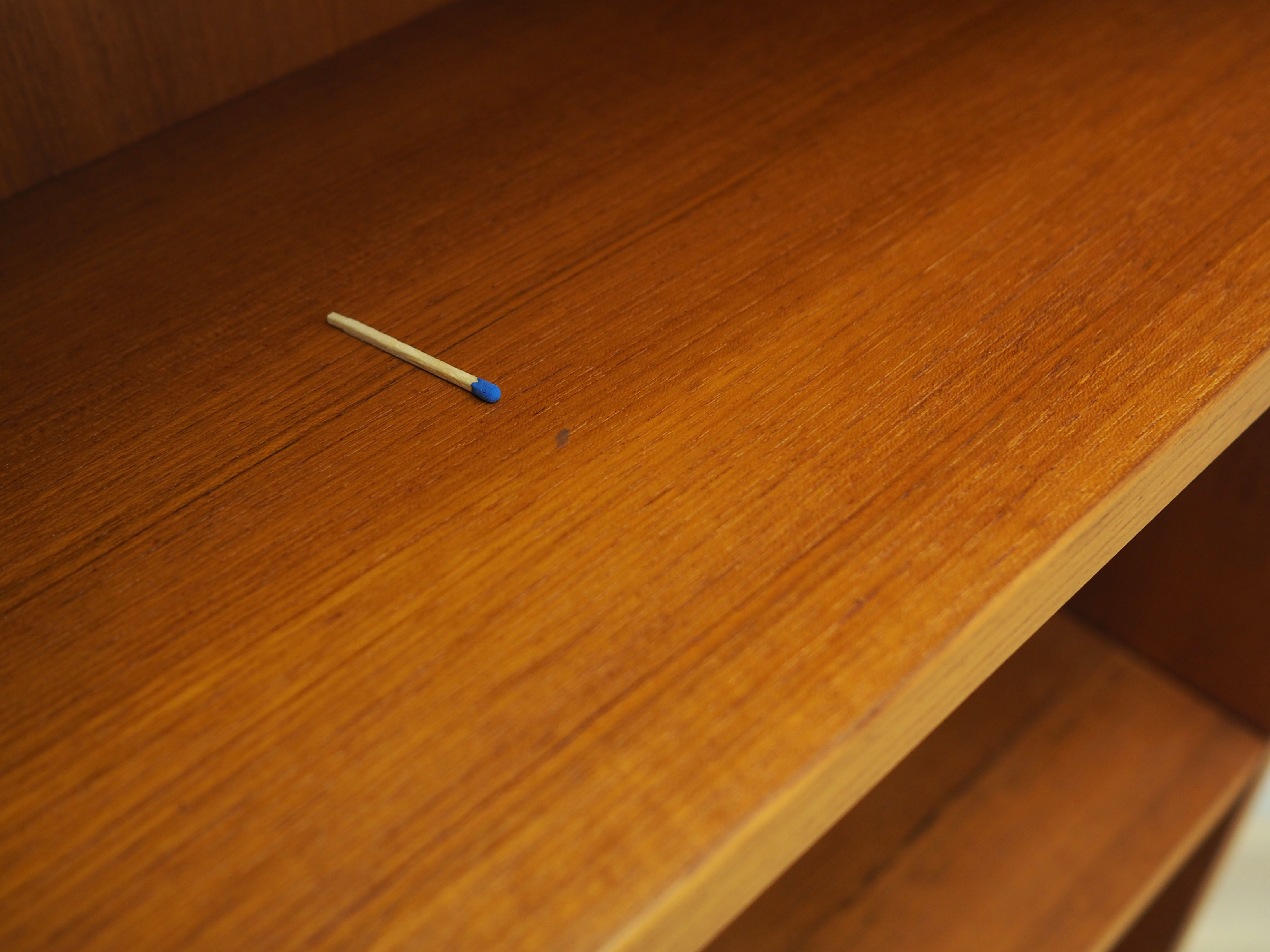 Teak bookcase, Danish design, 1970s, production: Denmark