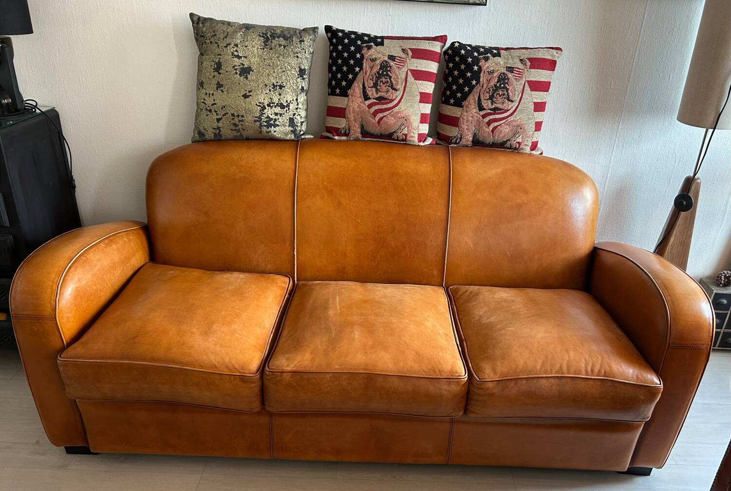 Leather sofa