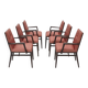 Vintage wooden chairs, 1970s, set of 6