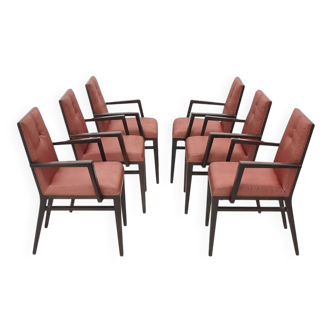 Vintage wooden chairs, 1970s, set of 6