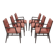Vintage wooden chairs, 1970s, set of 6