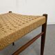 Pair of Danish chairs in teak and rope from the 60s/70s