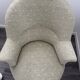 19th-century crapaud armchair