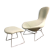 Bird chair and footstool by Harry Bertoia, Knoll