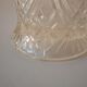 Glass vase, chiseled pattern