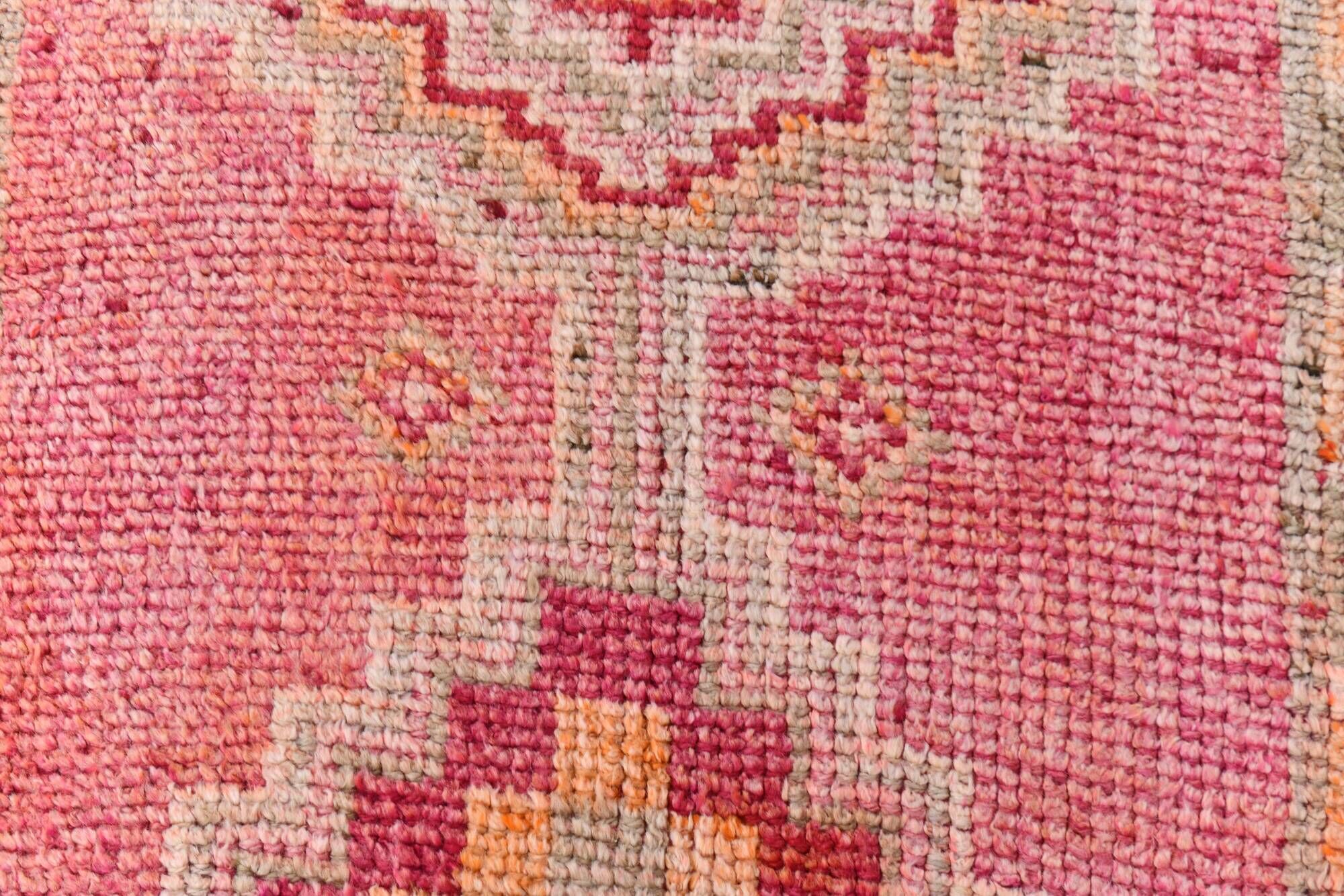 3x9 soft pastel pink vintage runner rug, 81x292cm sk 23329 free shipping
