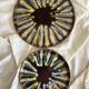 Vintage round dishes from the Saint Jean de Bretagne earthenware factory