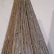 Lampe scandinave en bois et corde 1960
