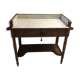 Table de toilette dessus marbre