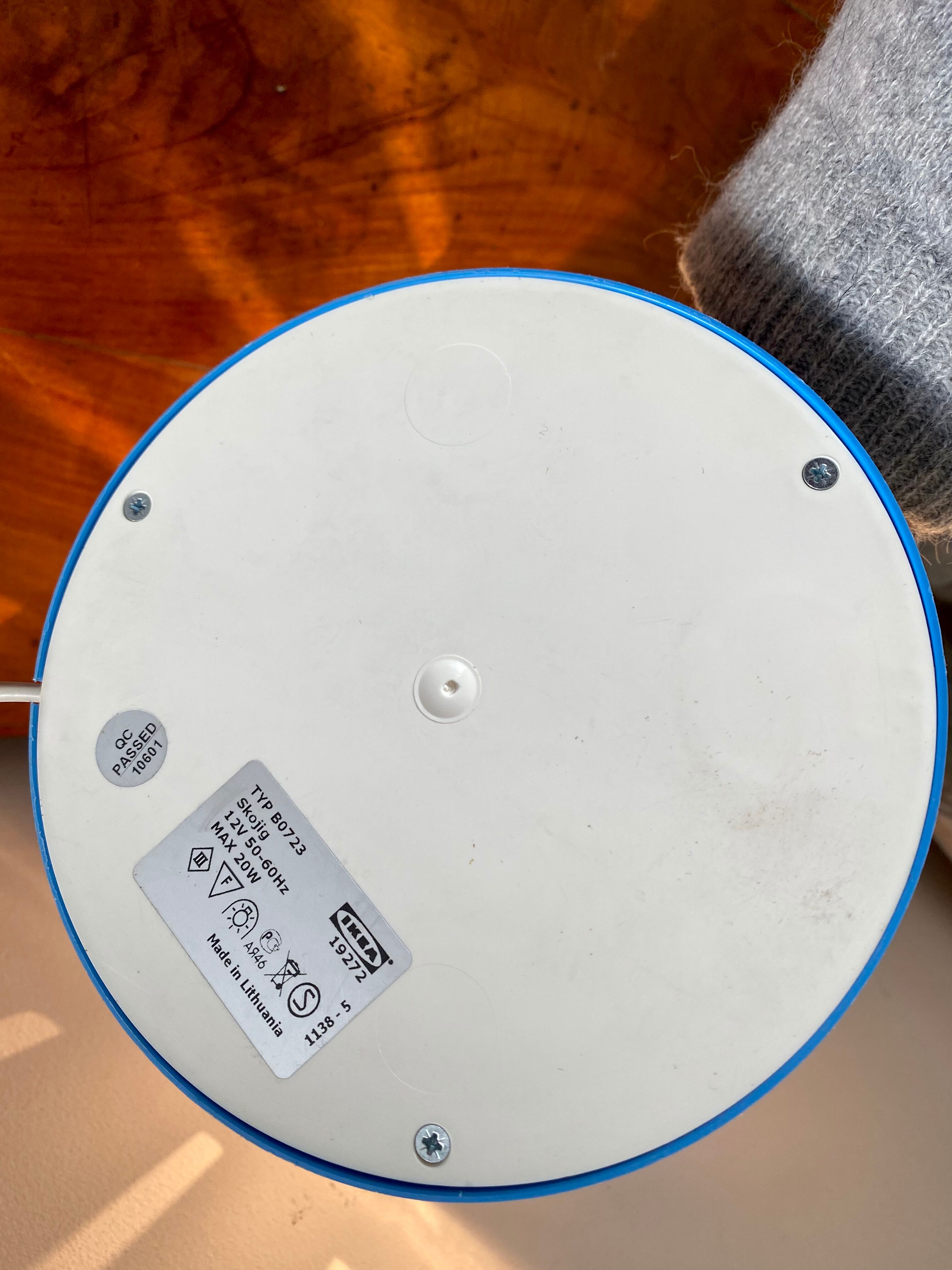 Mushroom lamp clouds Skojig Ikea blue design Henrik Preutz