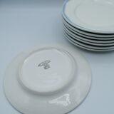 Asiettes plates Limoges