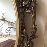 Large baroque mirror rockery 82x50cm