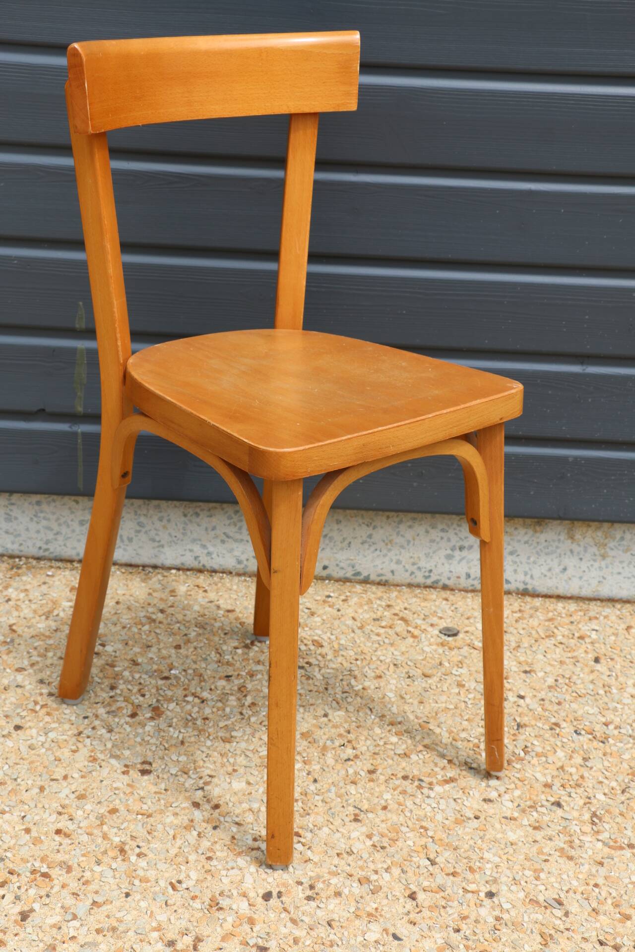 10 BAUMANN chairs N°18 light beech