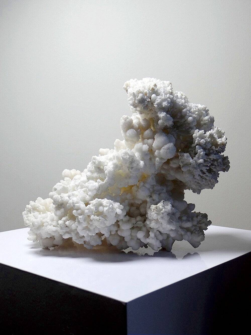 Collection minérale ancien spécimen d'aragonite blanche du Mexique +3,2kg
