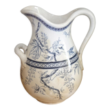 Terre de Fer toilet pitcher Minton Satsouma with two handles
