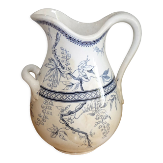 Terre de Fer toilet pitcher Minton Satsouma with two handles