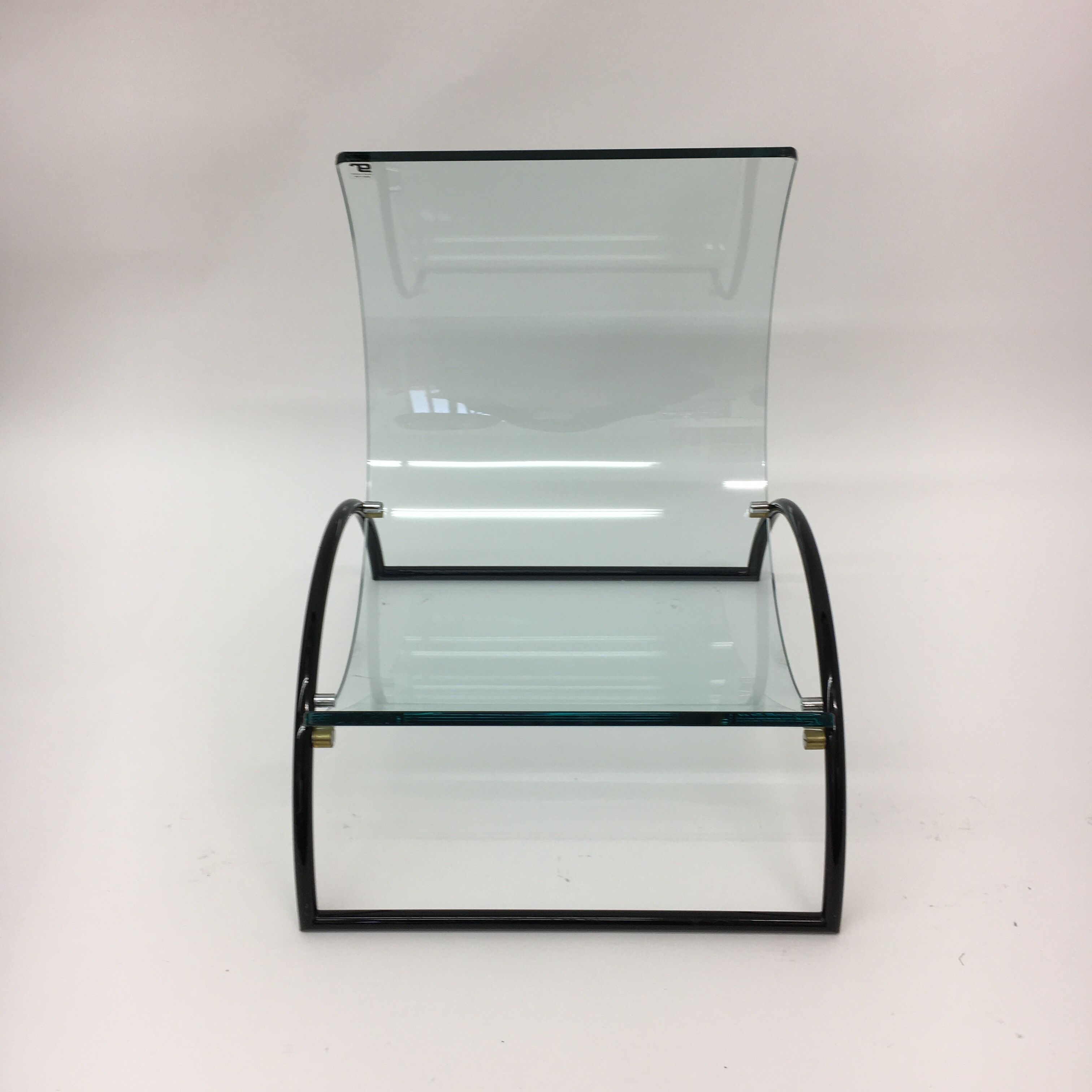 Italian magazine rack, 1980's, Gallotti & Radice