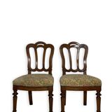 Ensemble de quatre chaises de style Umbertine