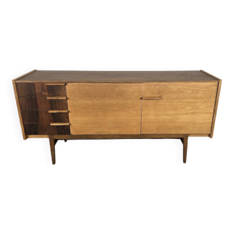 Vintage Wooden Sideboard by Frantisek Mezulanik, 1960