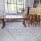 Mountain furniture set with table and 8 chairs Malmvall.