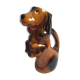 Ceramic pitcher dog dachshund
