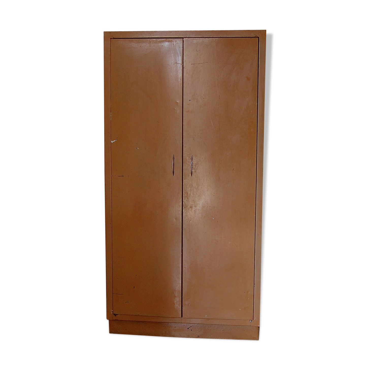 Old kitchen metal cabinet