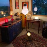 Bulb pendant light. Giant bulb by Ingo Maurer.