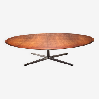Coffee (or high) oval wooden table