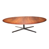 Coffee (or high) oval wooden table