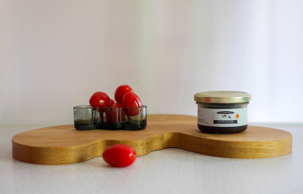 Serving platter in oak by Alvar Aalto for Iittala