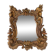 Miroir en bois sculpté et doré