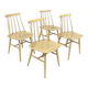 Set of 4 teak "Fanett" chairs by Ilmari Tapiovaara, Sweden, 1960