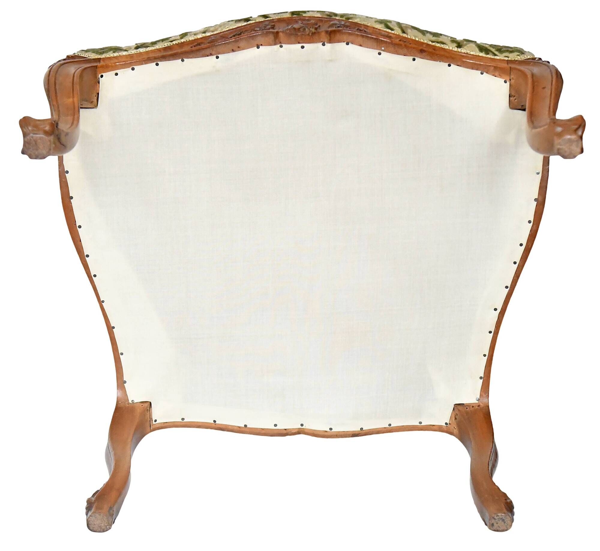 Pair of Louis XV style cabriolet armchairs