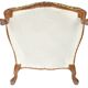 Pair of Louis XV style cabriolet armchairs