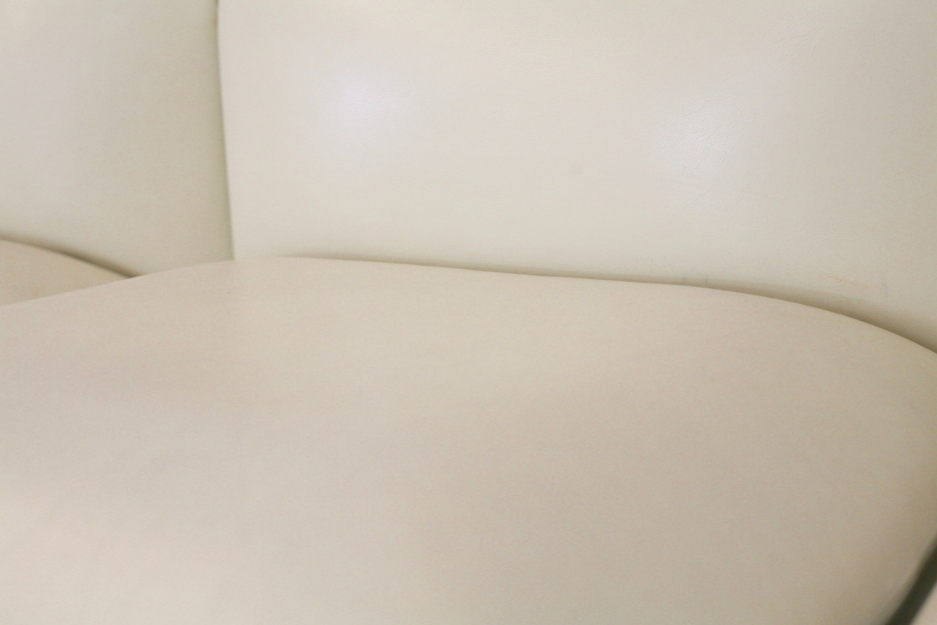 Set of 5 leather armchairs, France 80