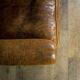 Vintage sheep leather clubchair