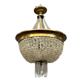 Crystal chandelier "Pearl basket"