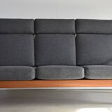 Mid Century Highback Sofa 60s Kvadrat Fabric