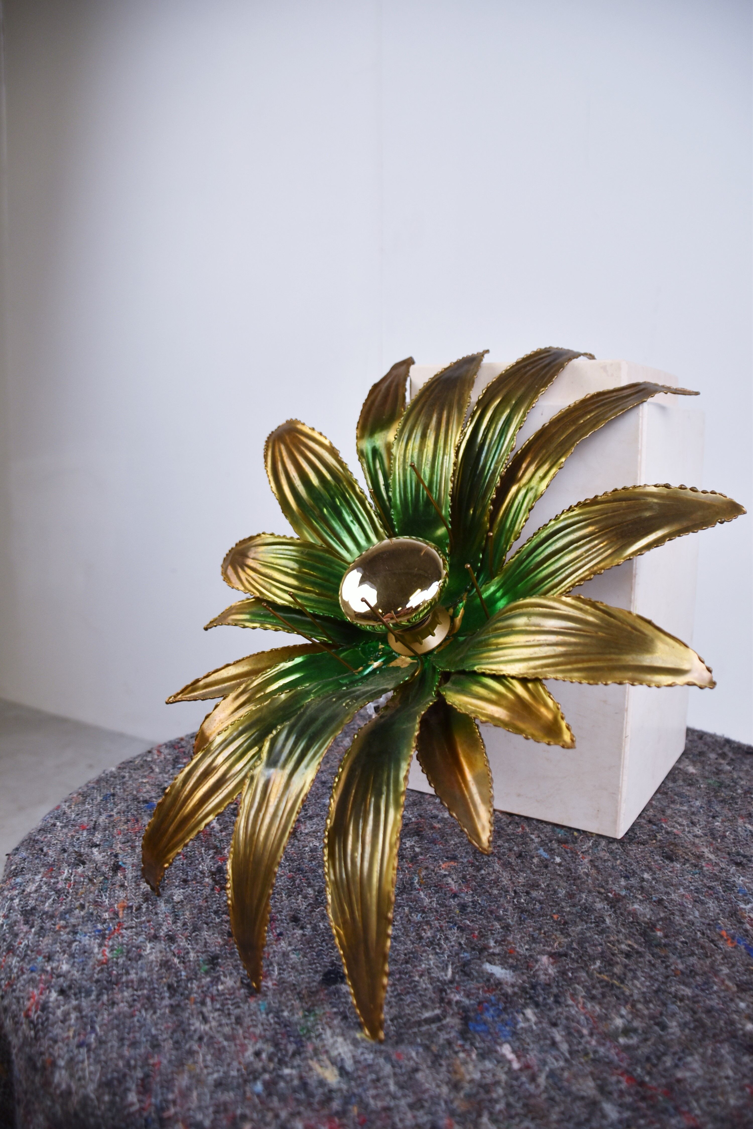 Flower wall lamp, 1970s
