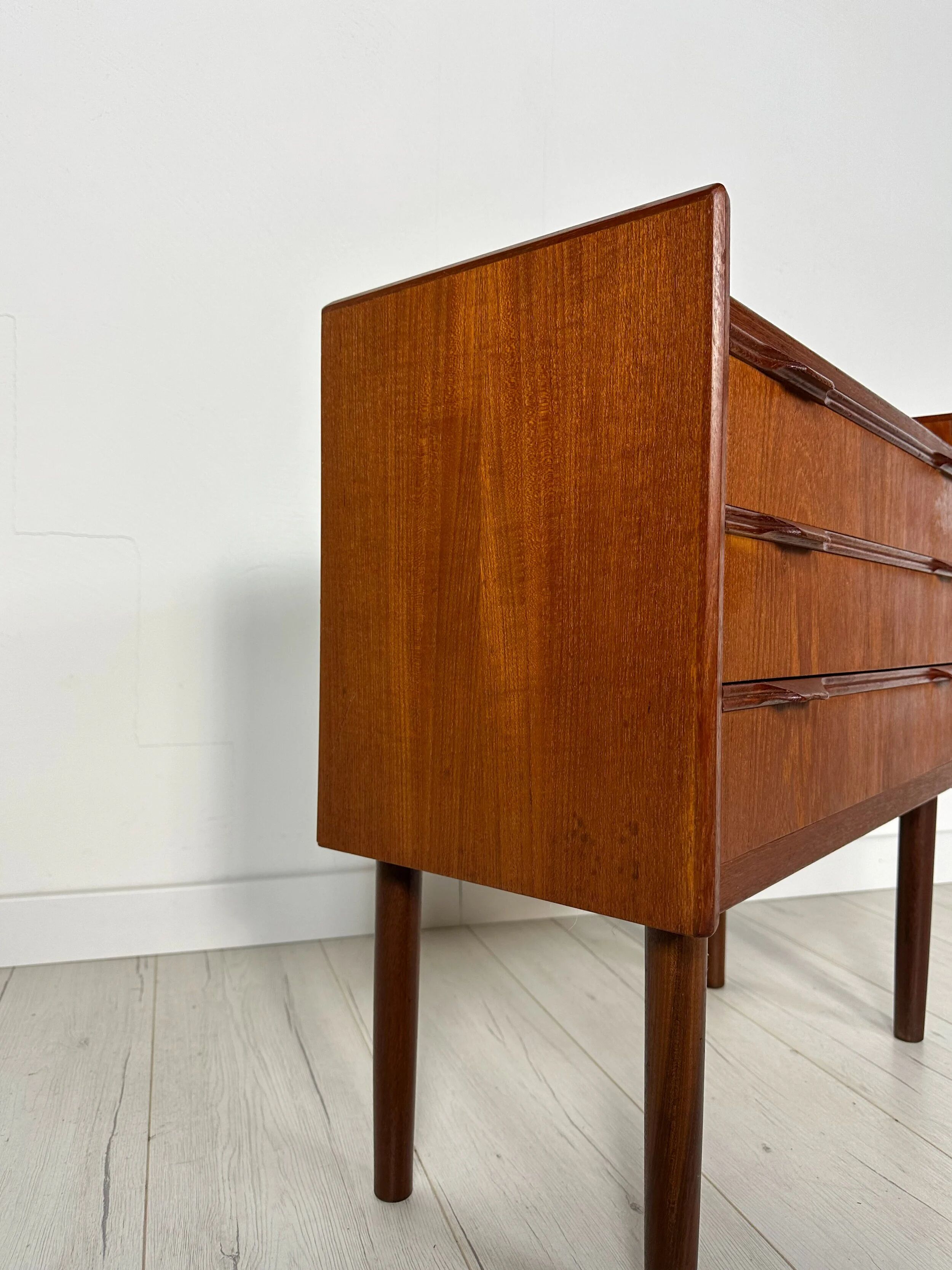 1960s Vintage Small Danish Teak Dresser by Edmund Jørgensen