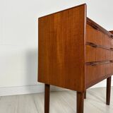 1960s Vintage Small Danish Teak Dresser by Edmund Jørgensen