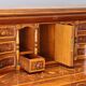 Dutch style desk with floral inlays