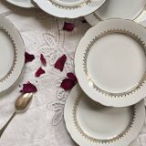 6 antique porcelain dessert plates Seltmann Weiden
